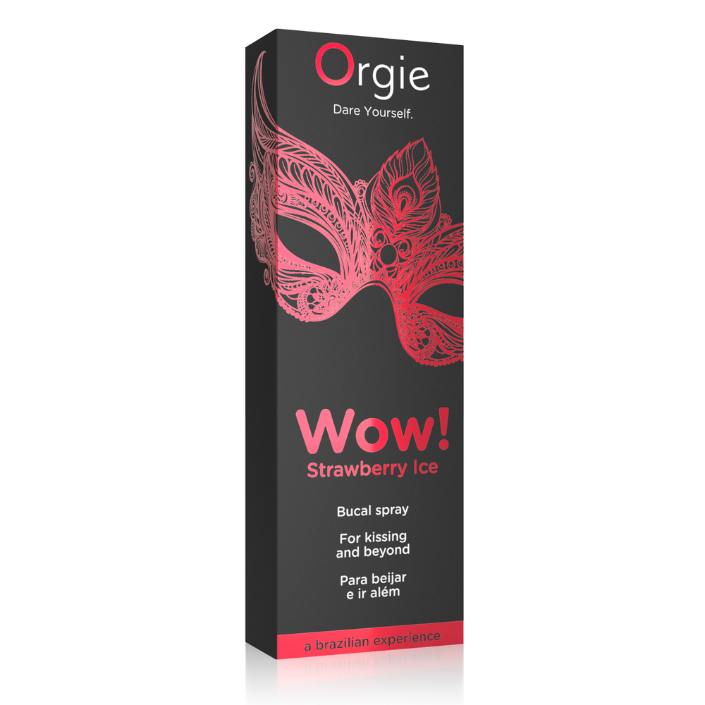 Стимулирующий оральный спрей Orgie Wow! Strawberry Ice Bucal Spray, 10 мл