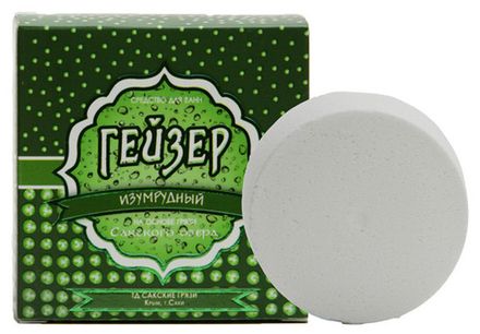 Гейзер "Изумрудный" на основе грязи Сакского озера