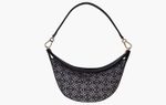 Сумка Loewe Luna Anagram Jacquard and Calfskin Leather Small Bag "Navy / Black"
