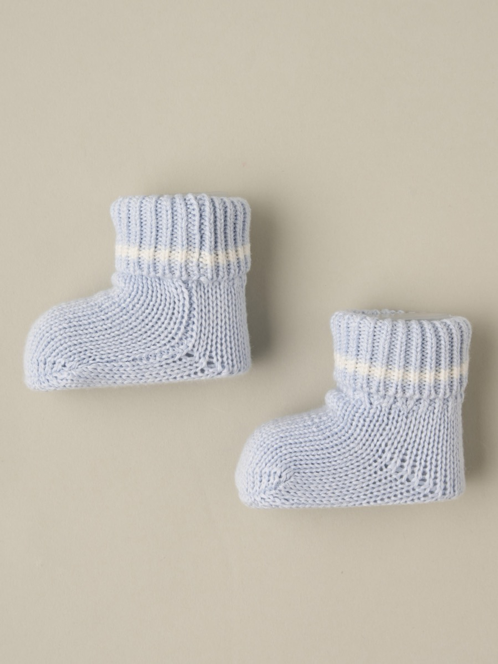 Комбинезон с воротником, носочки и чепчик, Голубой