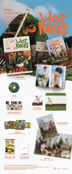 Альбом EVNNE - 4th Mini Album [HOT MESS]
