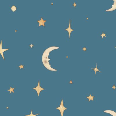 Луна и звёзды