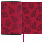 Ежедневник недатированный А5 (138х213 мм) BRAUBERG VISTA под кожу гибкий 136 л. "Pomegranate" (2 штуки в упаковке)
