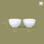 Набор подставок для яиц happy & hmpff, белый, 2 шт.