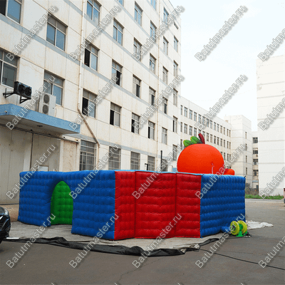 Надувной лабиринт "Ранетка", 8*8*3,6 м