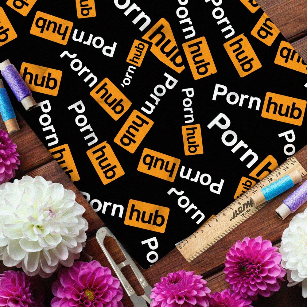 Ткань ниагара оранжевый «youtube»