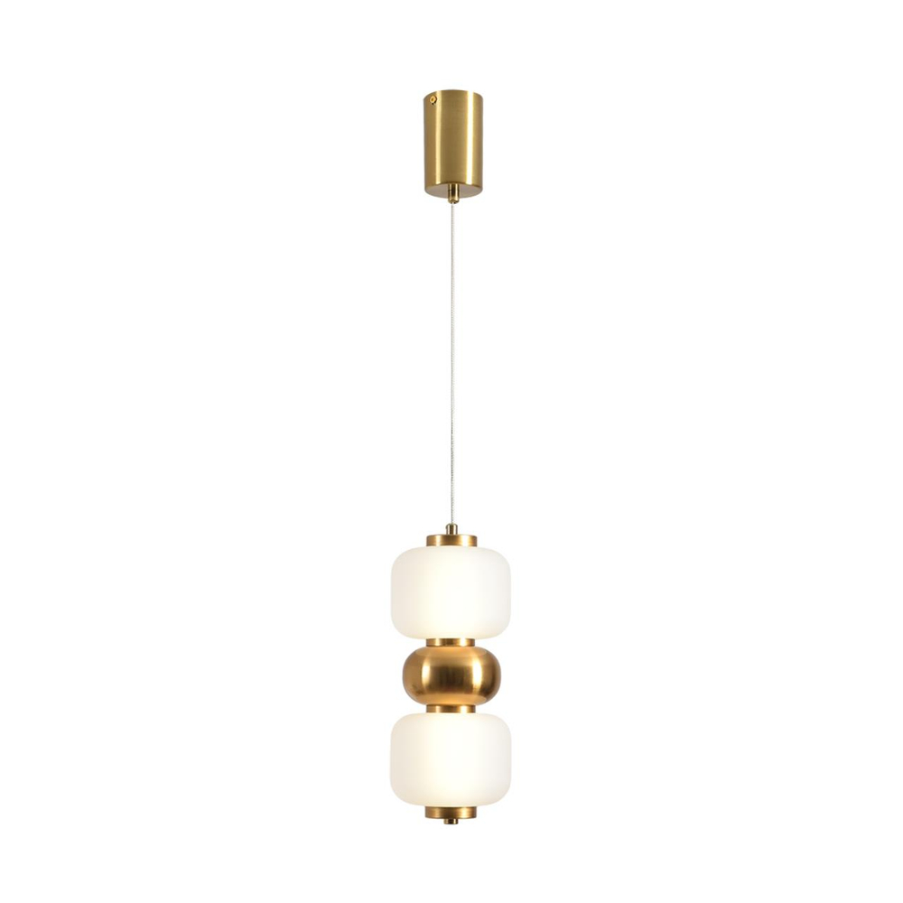 8324/20L LEDIO LN26 377 бронза/белый, металл/стекло Подвес LED 10W 4000K 220V TAISHA