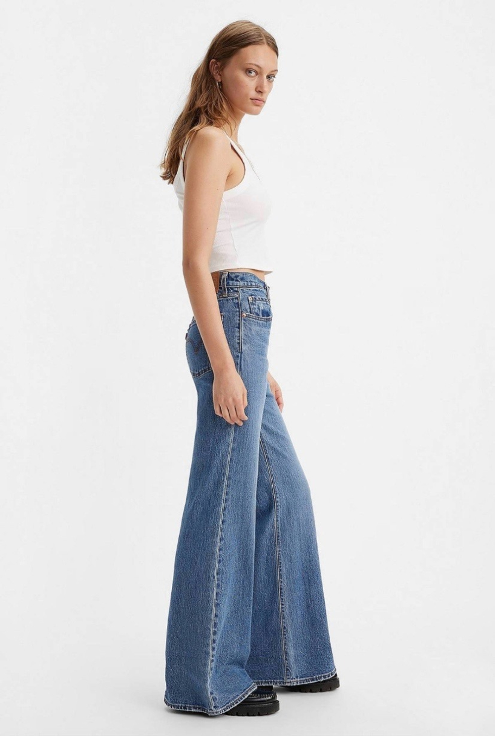Levi's palazzo jeans top