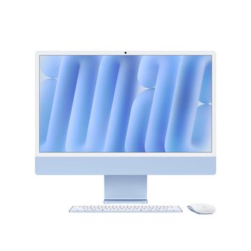 Apple iMac 24" Retina 4,5K, M4 2024 (10C CPU, 10C GPU), 32 Гб, SSD 512 Гб, голубой