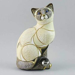 De Rosa Rinconada Керамическая статуэтка Сиамская кошка