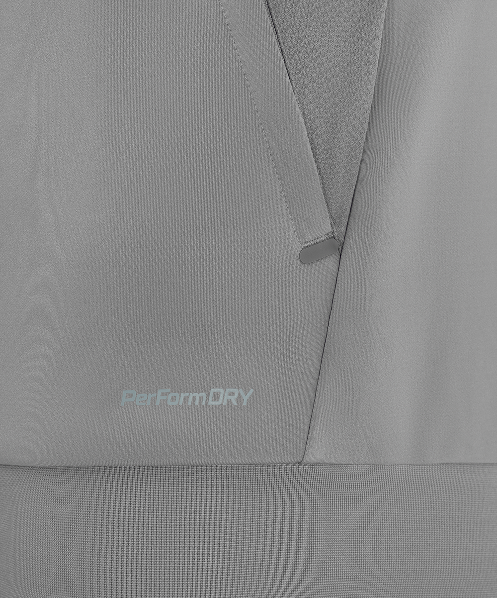 Джемпер тренировочный на молнии JÖGEL PREMIER PerFormDRY Training FZ Jacket, серый