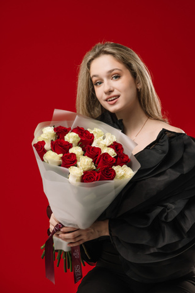 Букет «Микс 25 роз»