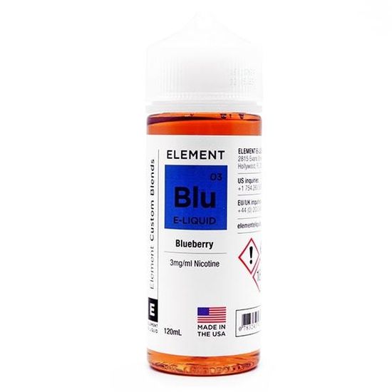 Жидкость Element (120 мл, 3 мг) Blueberry