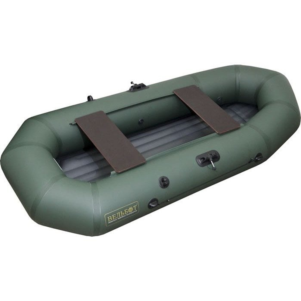 Гребная лодка ПВХ ВЕЛЬБОТ ВУД 2 260 НД