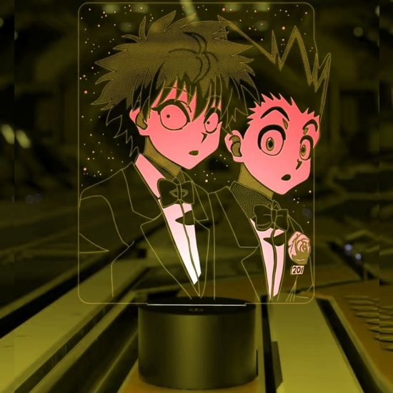 3D лампа Hunter × Hunter Киллуа и Гон