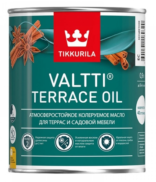 TIKKURILA EURO -VALTTI TERRACE OIL масло 0,9 л