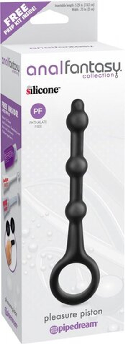 Втулка анальная Pleasure Piston черная