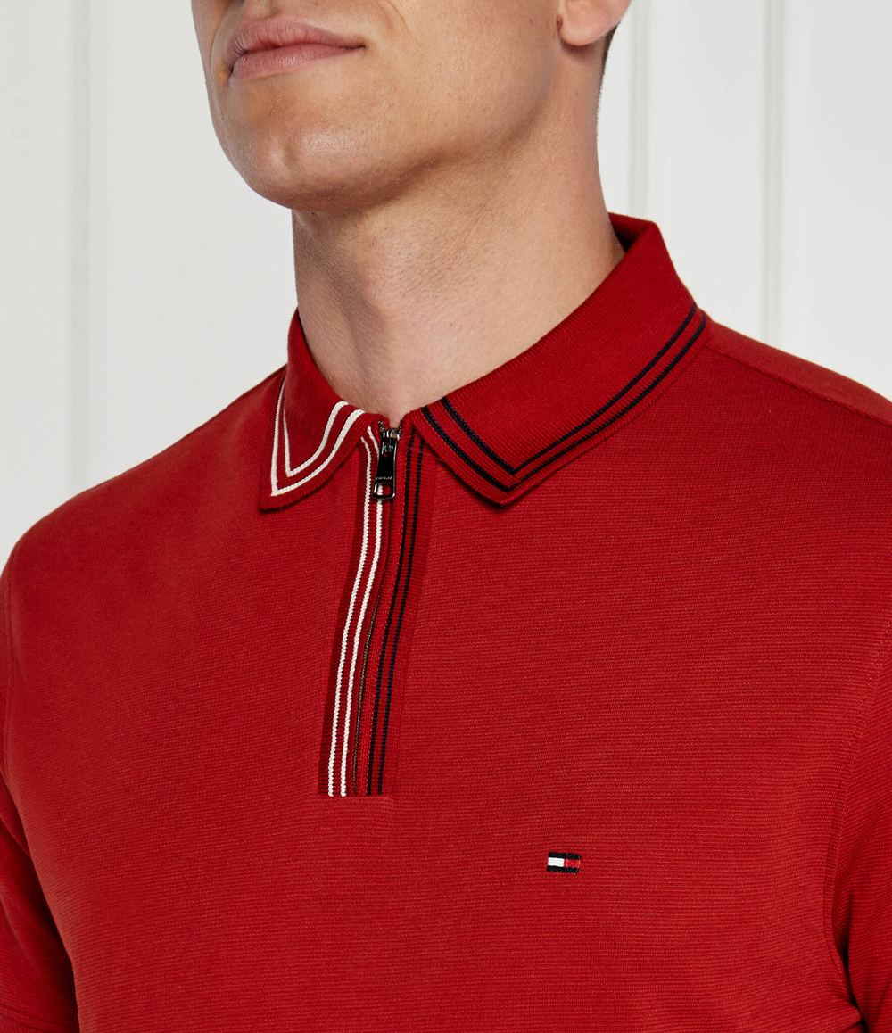 Поло Tommy Hilfiger - красный(MW0MW35594)
