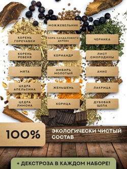 Набор трав для настаивания Егерь (+бутылка 0,5 литра) подарок