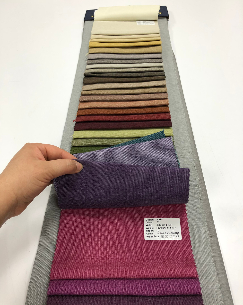 Портьерная ткань лен Megara арт. 6699