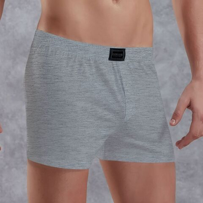 Хлопковые трусы-боксеры свободного покроя Doreanse Cotton Basic (Размер: XXL) (Цвет: серый меланж)