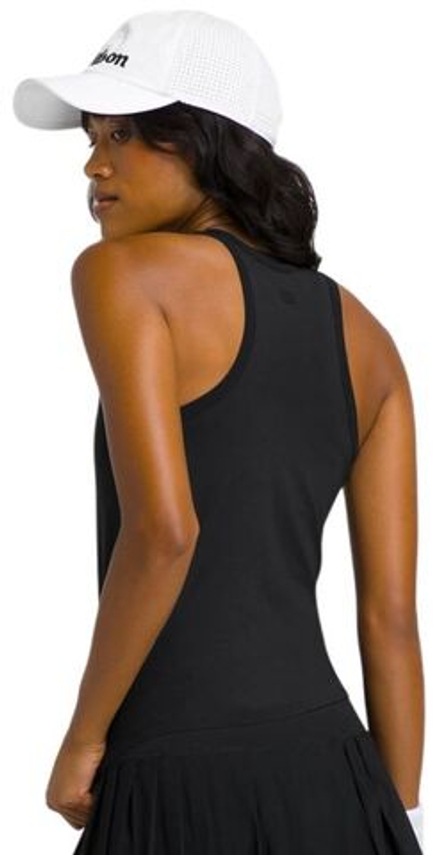 Женский топ теннисный Wilson Fieldhouse Tank Lite - черный