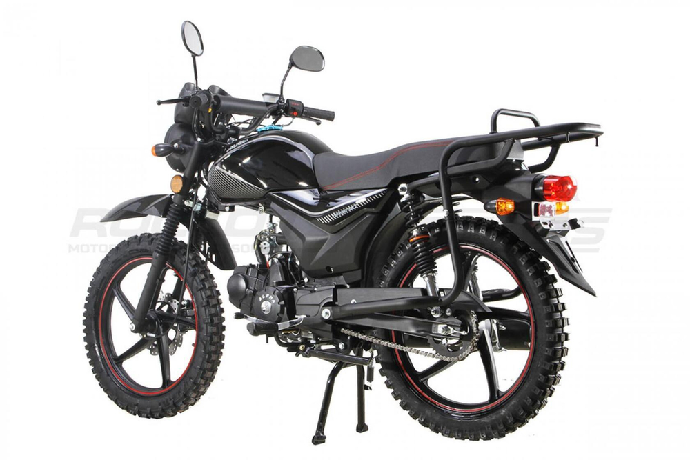 Мопед ROCKOT ALPHA OFFROAD M-11 LUX+ (LED) (черный глянцевый)