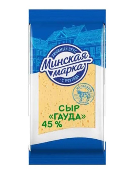Сыр "Гауда" 200г. Минская марка
