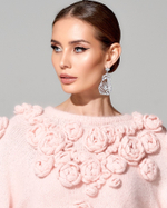 Джемпер ручной вязки "Весенняя сказка"