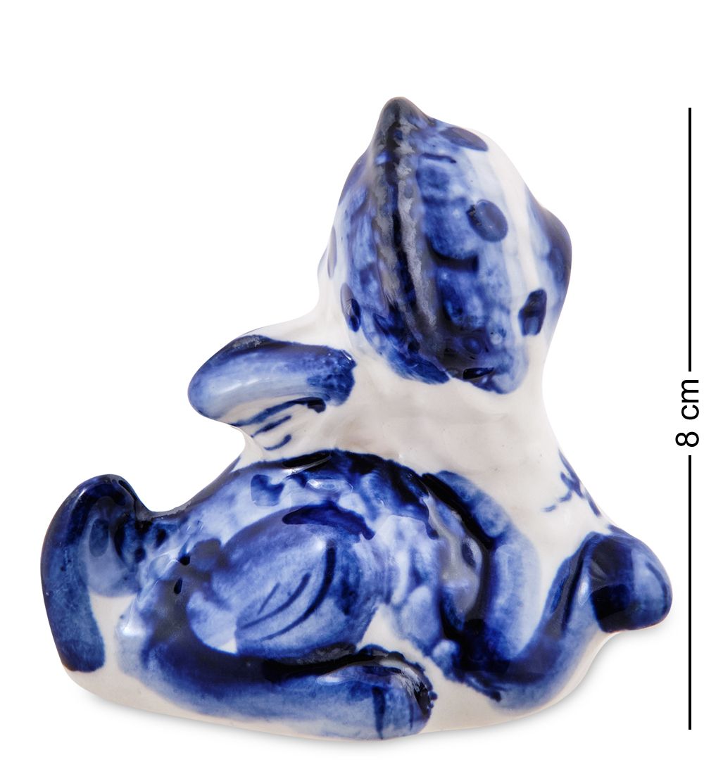 ГЛ- 079 Фигурка «Дракон» (Гжельский фарфор)