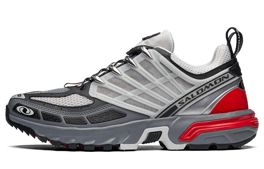 Salomon ACS Pro Advanced low-cut outdoor functional shoes silver red men's and women's same style