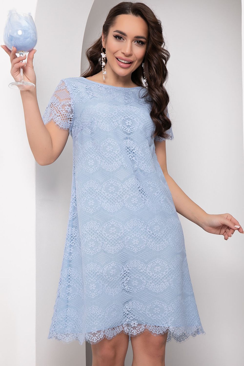 Платье "Шантильи" (голубое) П5791 LT Collection (Акция)