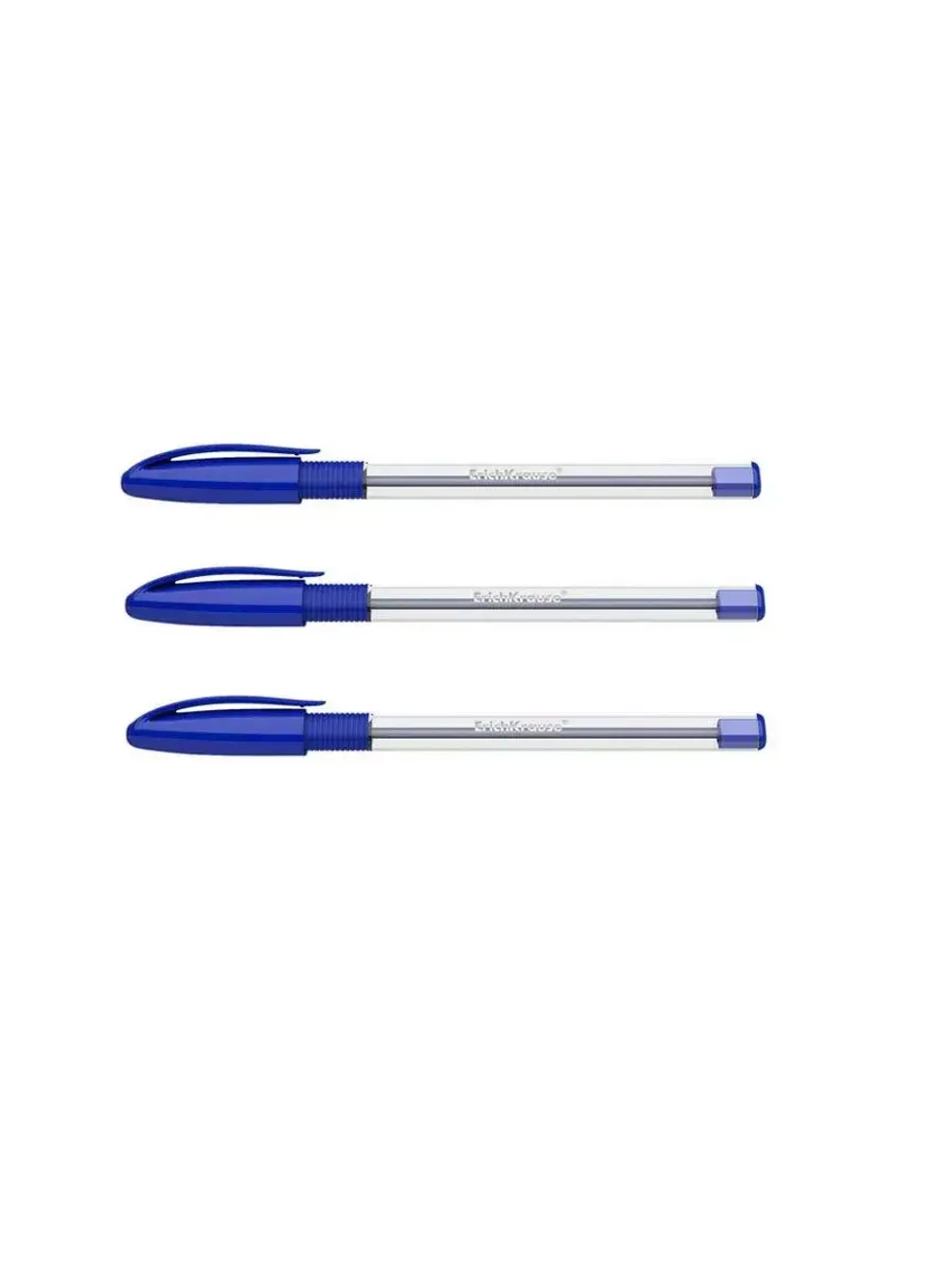 Ручка шариковая U-109 Classic Stick&Grip 1.0, синяя, 3 шт