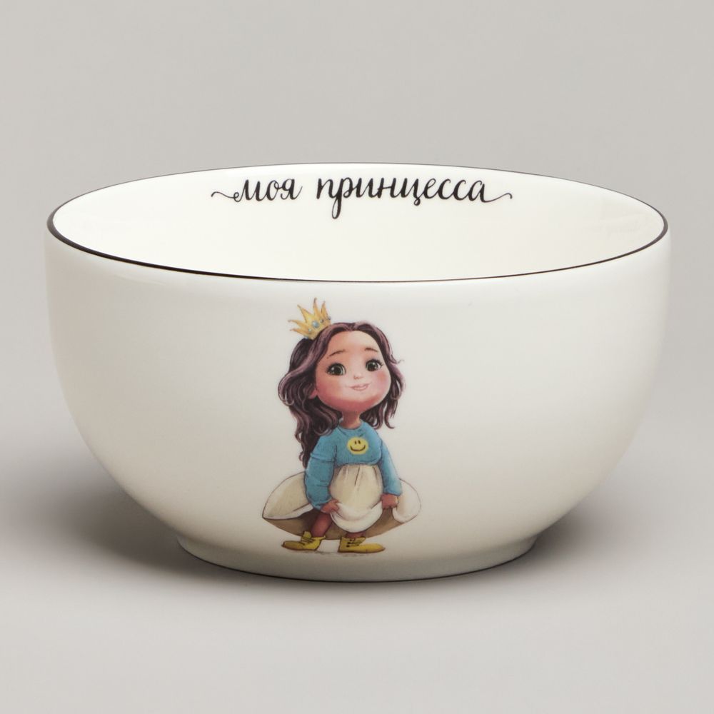 НАБОР ПОСУДЫ LEFARD ПРИНЦЕССА, 3 ПР.: САЛАТНИК 470МЛ, ТАРЕЛКА 20СМ, КРУЖКА 220МЛ