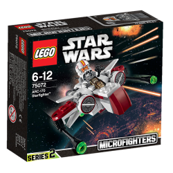 LEGO Star Wars: Звёздный истребитель ARC-170 75072 — ARC-170 Starfighter microfighter — Лего Звездные войны Стар Ворз