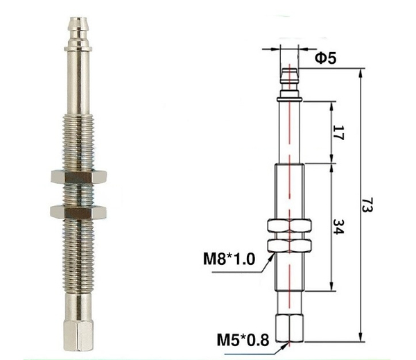 M8-l73 (pointed head) can rotate