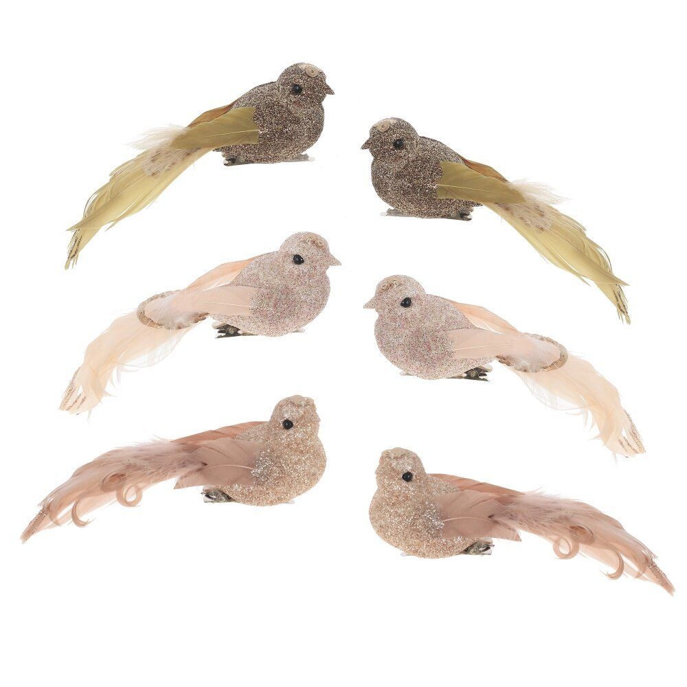 GAEM Изделие декоративное "Птичка", L11 W4 H4 см, 6в.