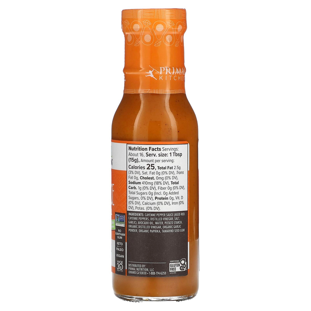 Primal Kitchen, Соус баффало, средний, 241 г (8,5 унции)