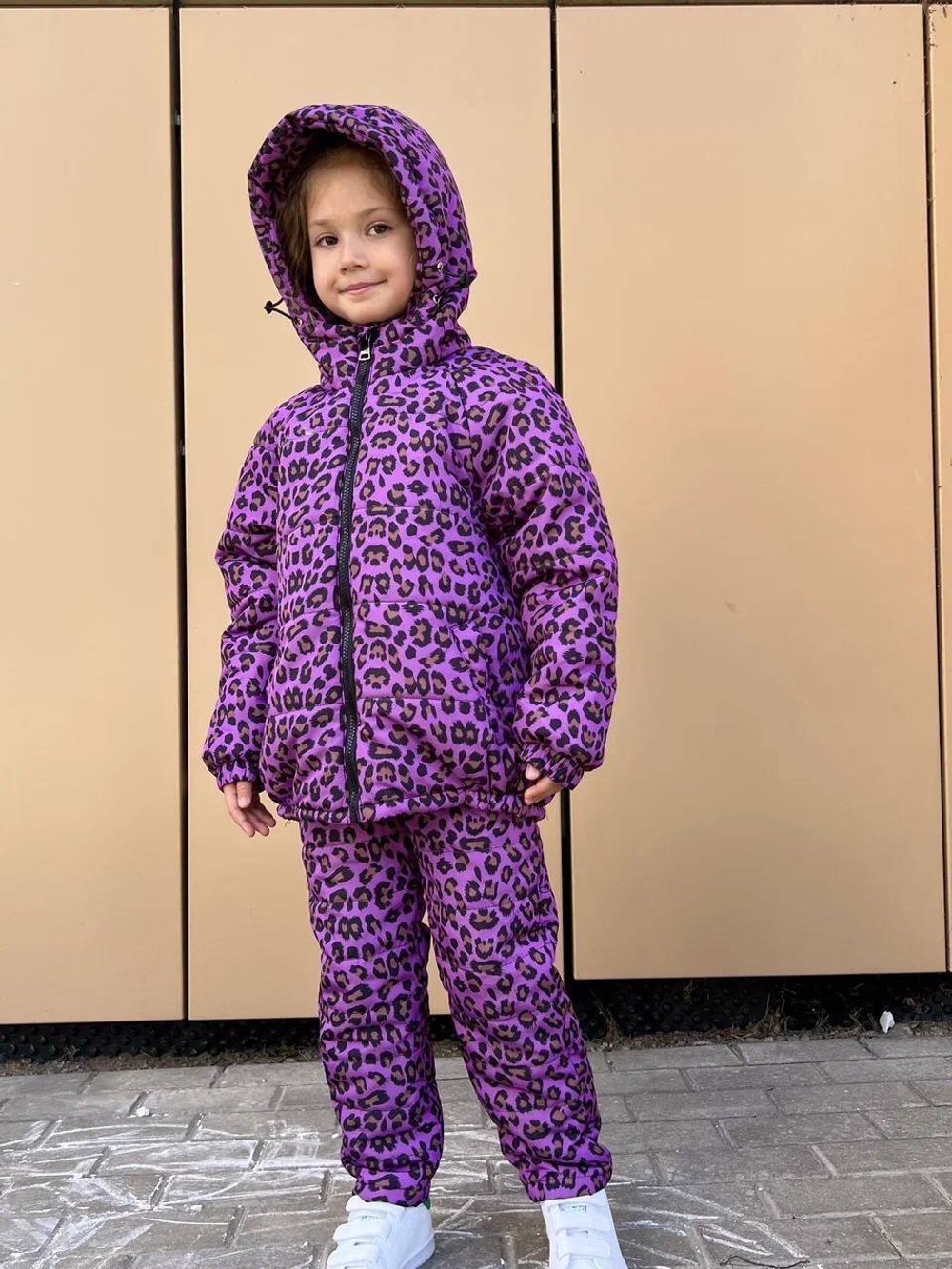 Костюм для девочек Buba Violet Leopard