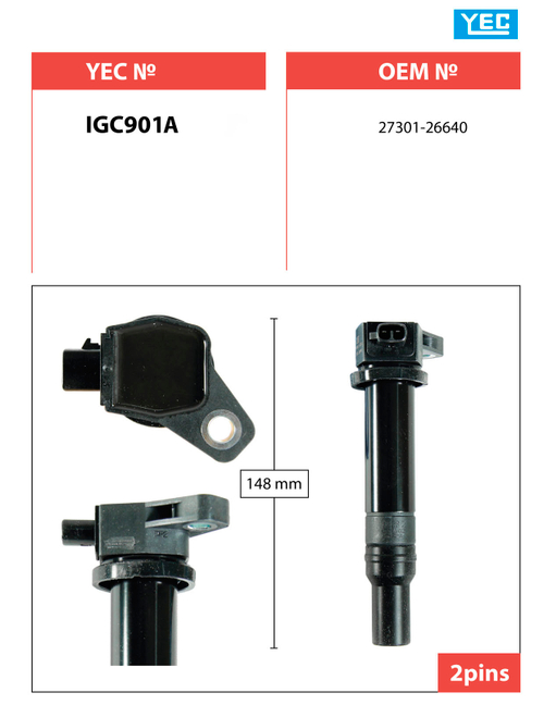 Катушка зажигания YEC IGC901A