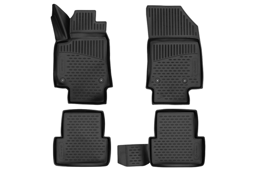 Коврики 3D в салон для CITROEN C3 Aircross 2017- , 4шт. (полиуретан)  AFM3D01826210K