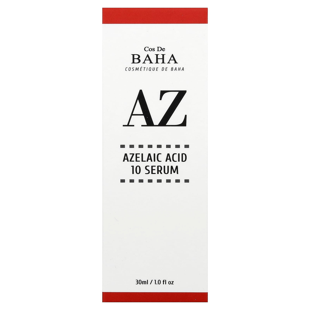 Cos De BAHA, AZ, сыворотка с 10 азелаиновой кислотой, 30 мл (1 жидк. унц.)