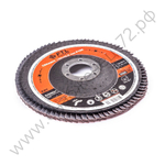 Круг лепестковый с керамическим абразивом для шлифования по нержавеющей стали FTL Everest 27 125 х 22,2 мм P100