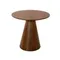 Журнальный столик Angel Cerda ET652, Ø60х55 см, орех