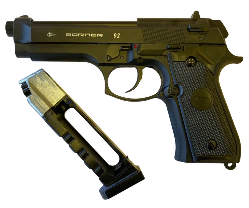 Пистолет пневматический Borner 92 Blowback пулевой
