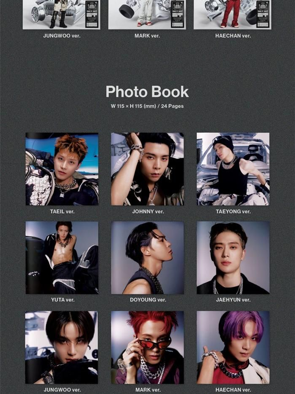 Альбом NCT 127 - (2 BADDIES) 4th Album DIGIPACK Version 9 Cover SET