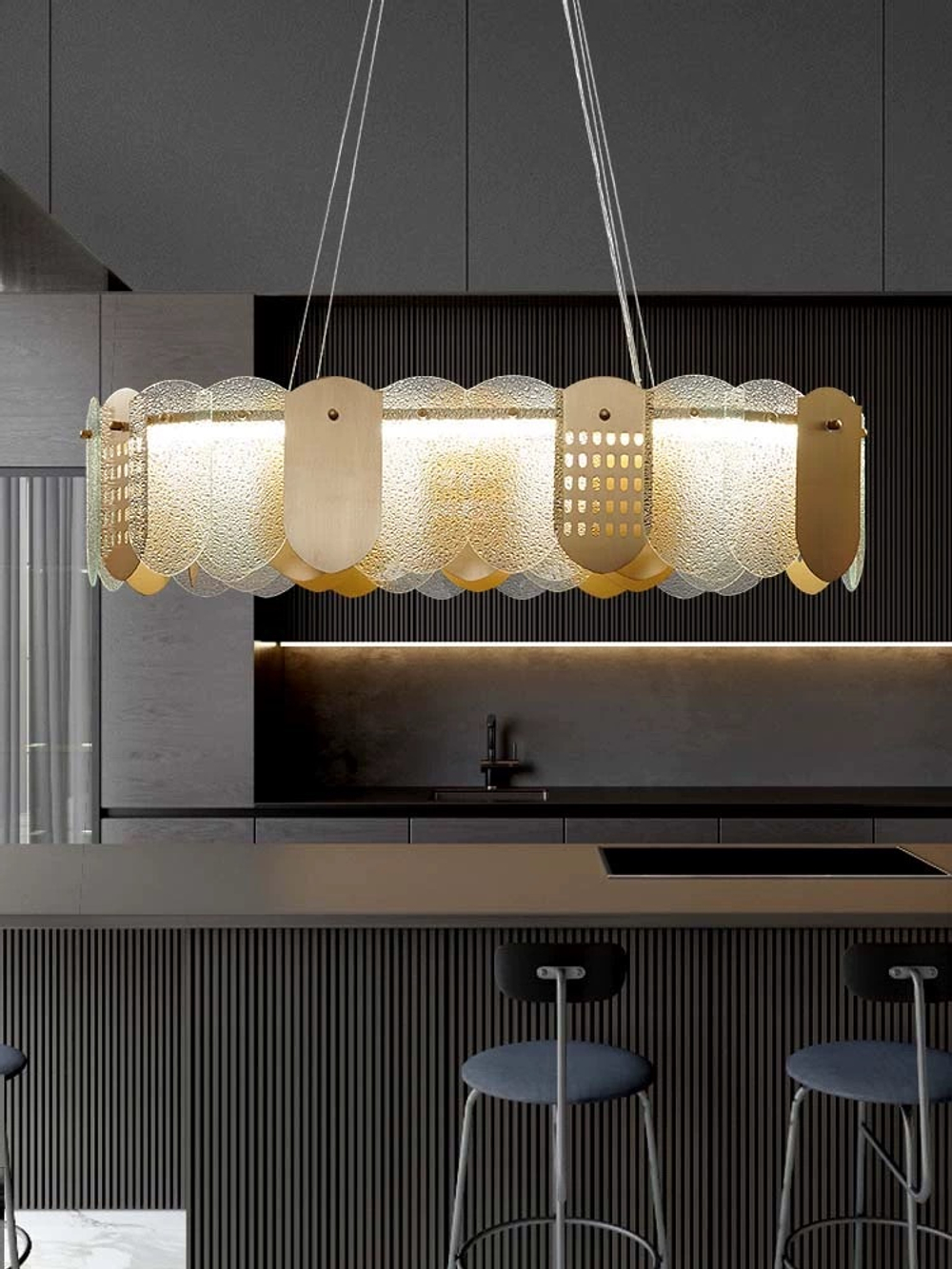 Люстра дизайнерская горизонтальная Hanarav by Light Room