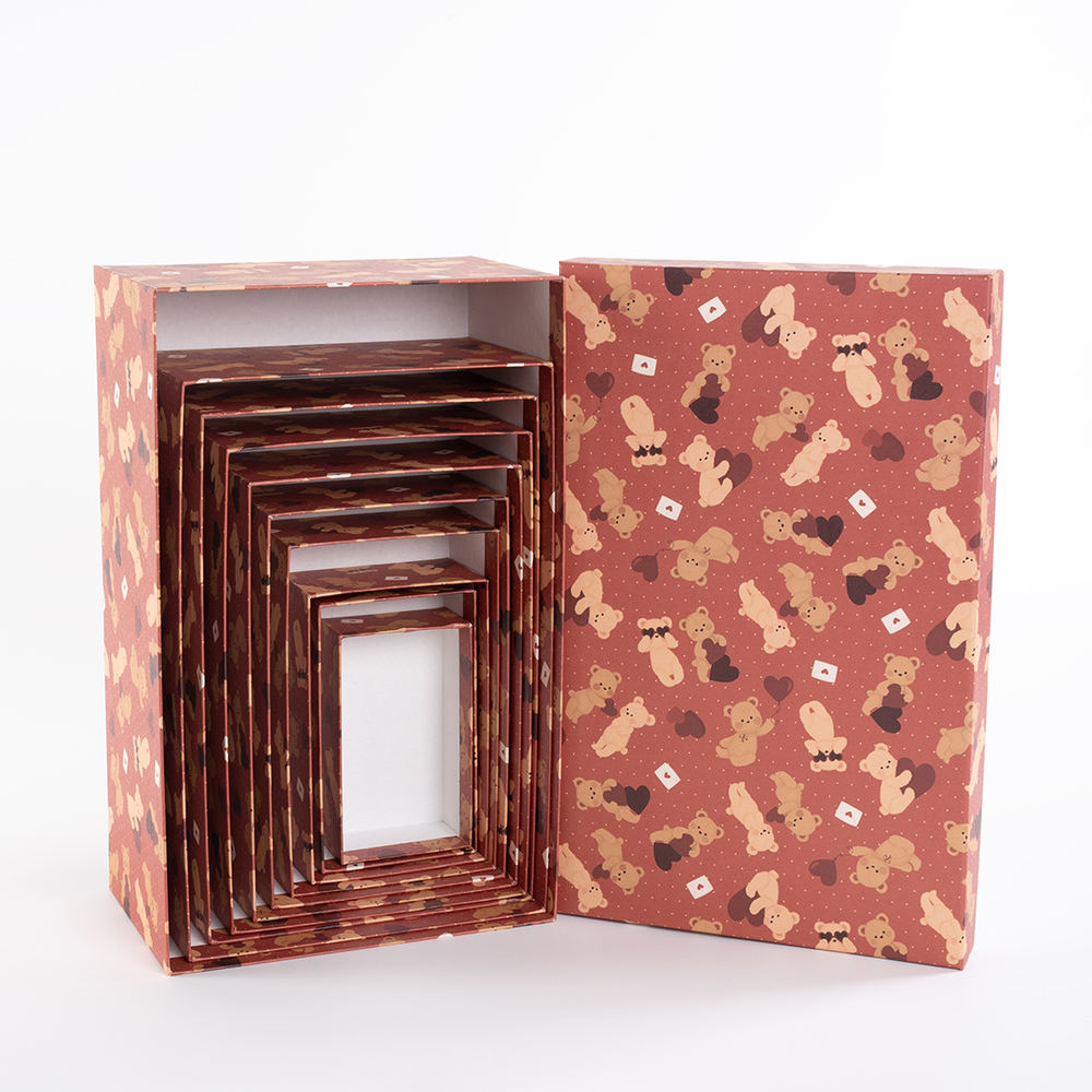 Коробка «Мишка с сердцем»