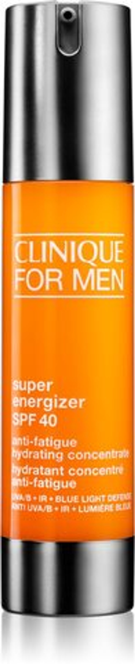 Clinique For Men Super Energizer SPF 40 Anti-Fatigue Hydrating Concentrate - бодрящий крем-гель SPF 40 /   48  ml  / GTIN 020714911805