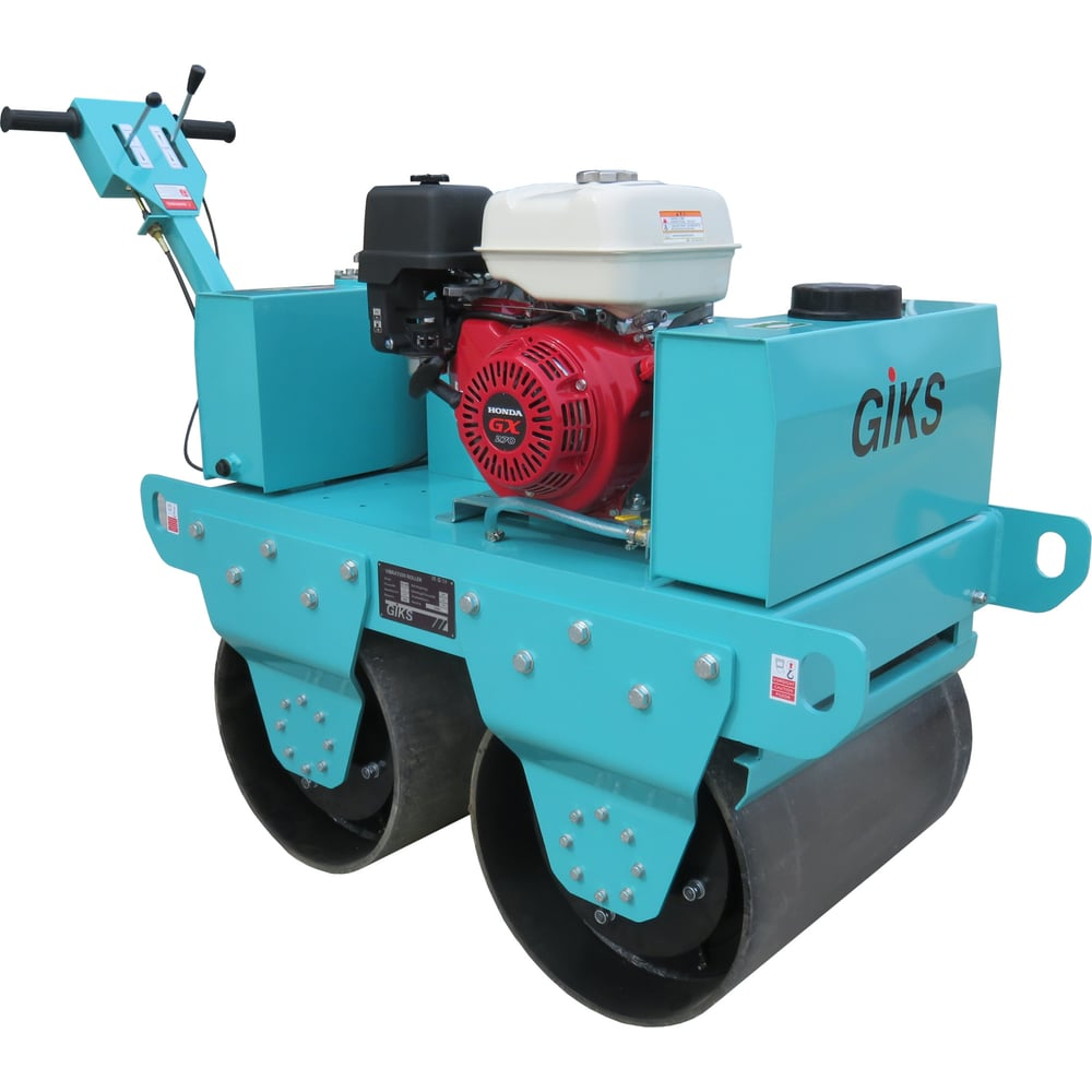 Виброкаток ручной двухвальцовочный GIKS GVR-500H